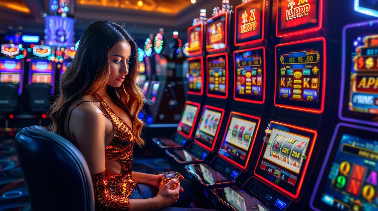 Antarmuka meja blackjack di aplikasi marksman